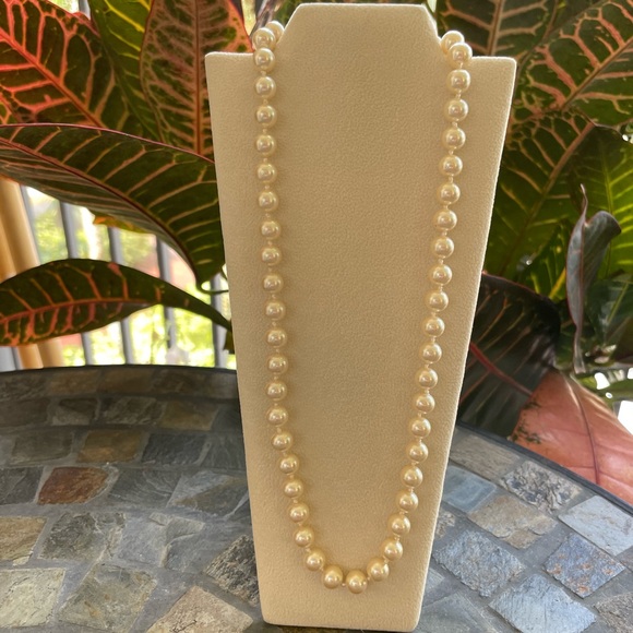 VTG Carolee 14K Gold plated pearl necklace - Picture 2 of 12